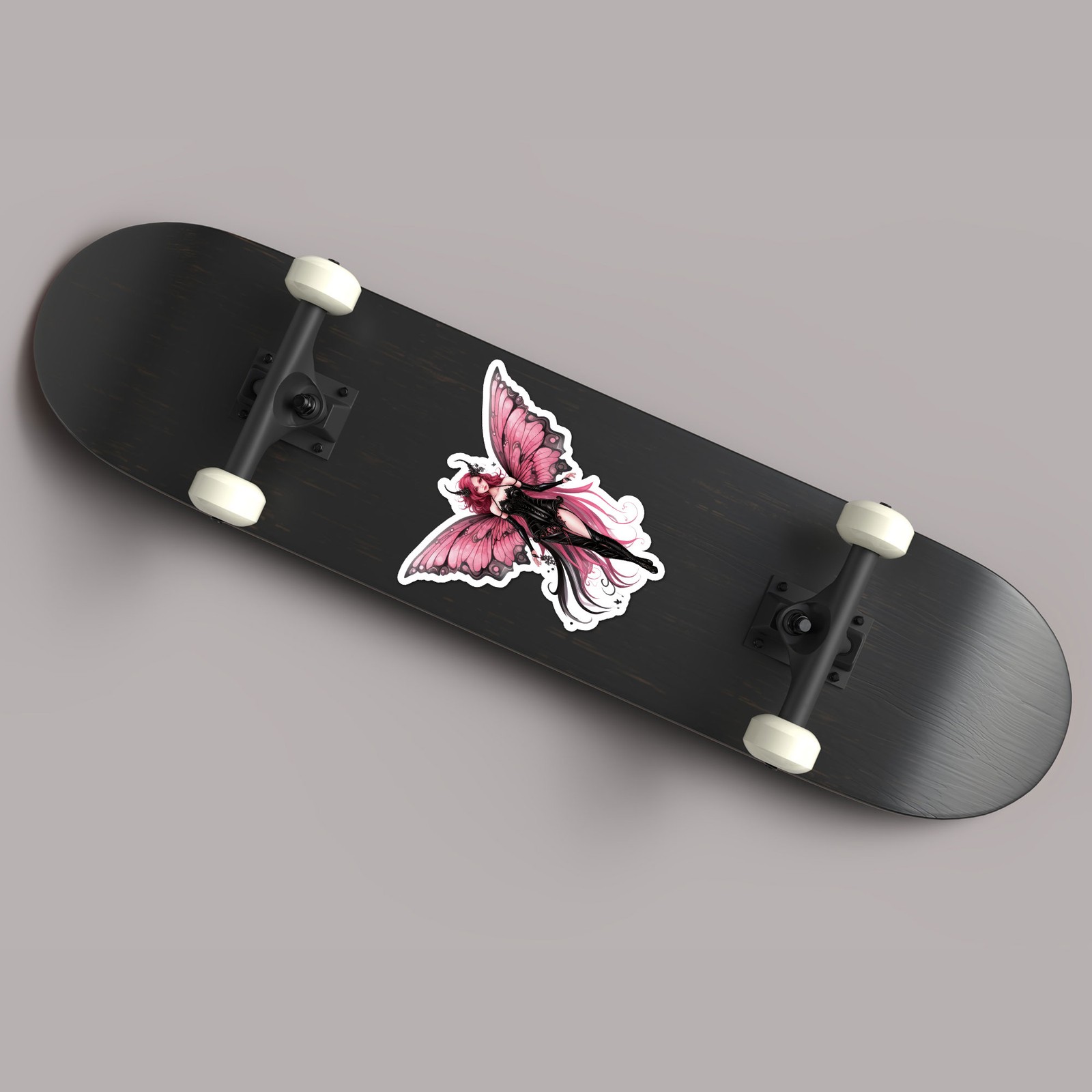 Pink Fairy Butterfly – Vinyl Decal Sticker – Car Window Laptop – ebn12088