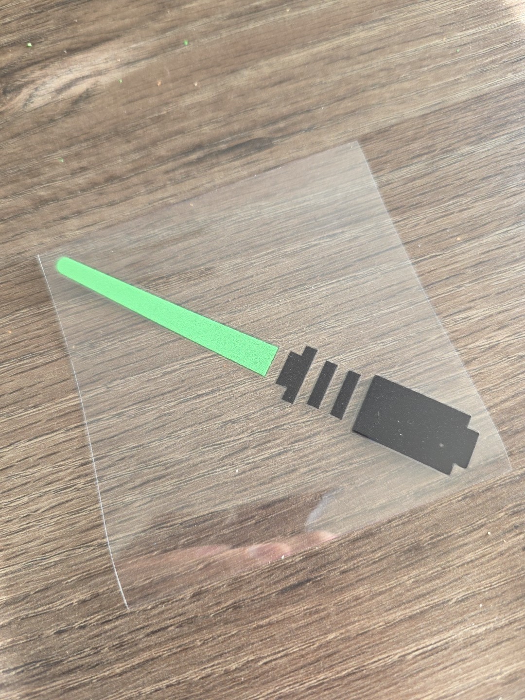 Starwars Lightsaber UV DTF Decal Sticker Waterproof Raised Made In USA
