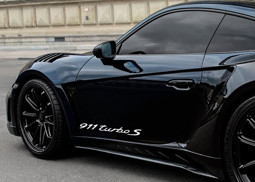 Porsche 911 Turbo S Decal Set – High-Quality Vinyl Stickers (Non-OEM)
