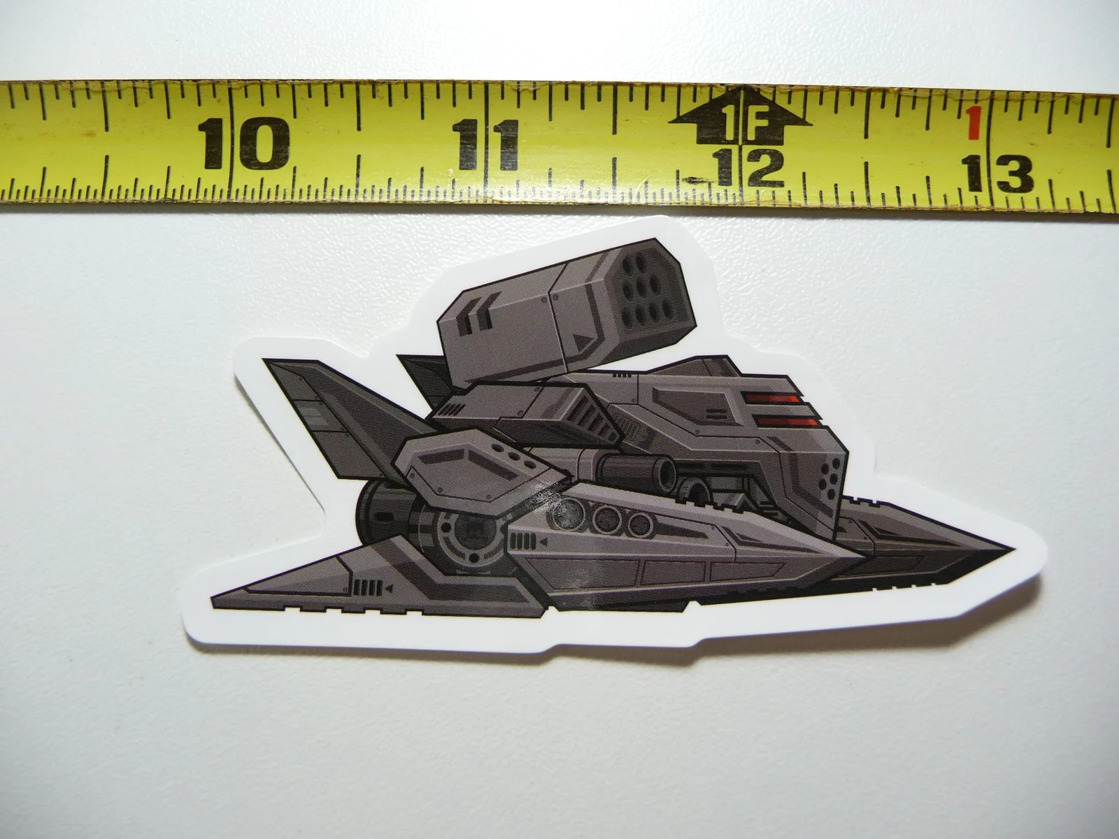 STEALTH ARMY TANK MILITARY WAR SMALL STICKER DECAL LAPTOP FUN FUNNY