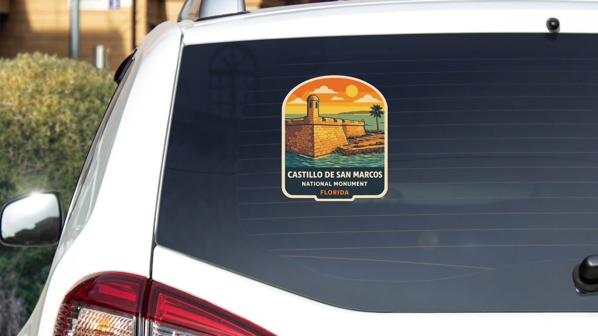 Castillo de San Marcos Florida Sticker Decal Vinyl Die-Cut US National Monuments