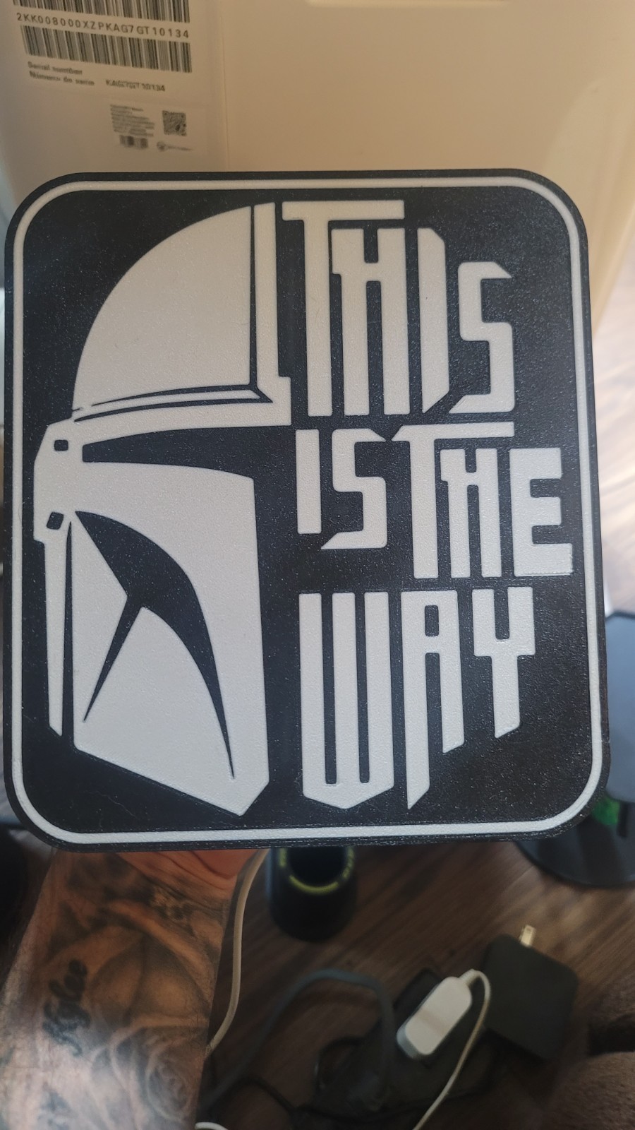 Star Wars Mandalorian “This Is The Way” light up sign