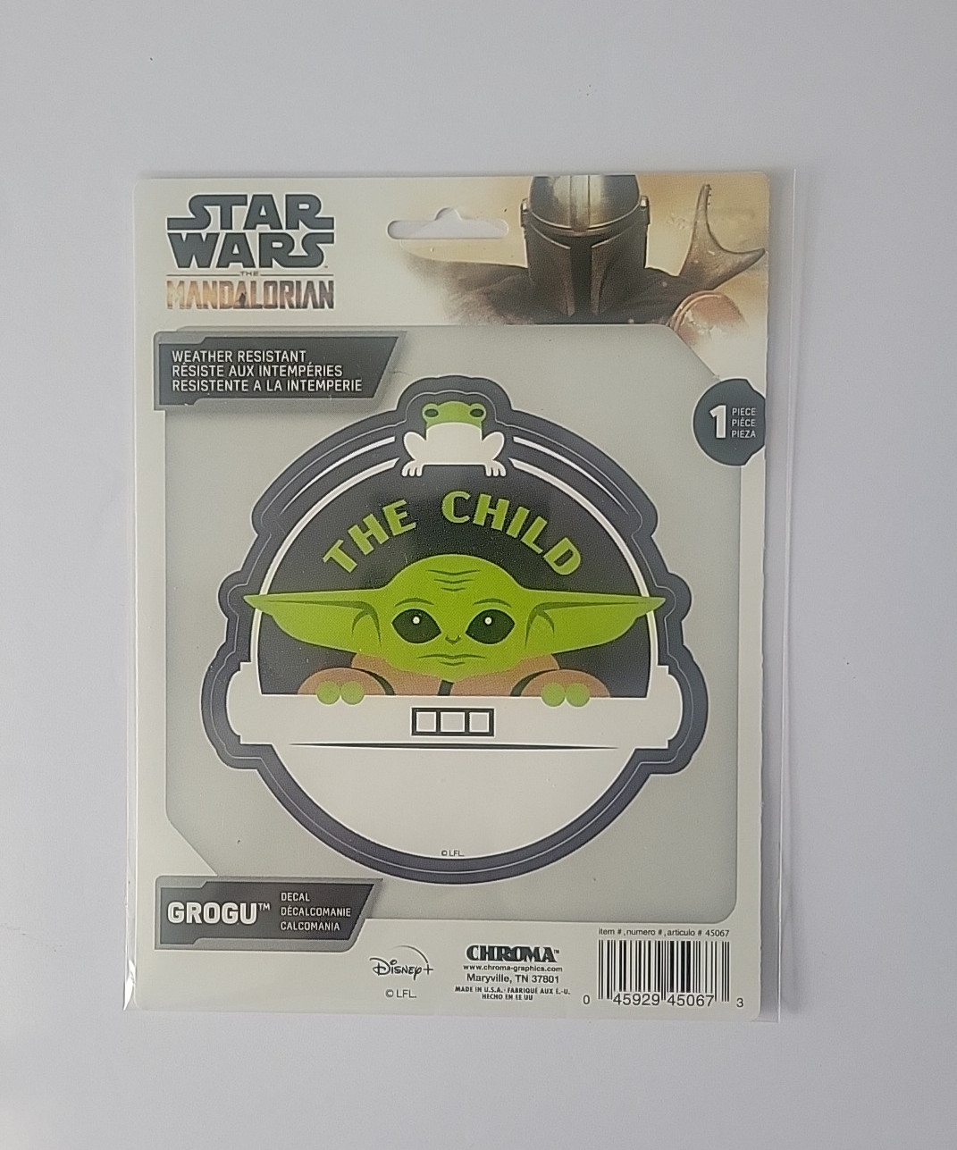New Star Wars Mandalorian The Child Decal Sticker GROGU Car 6×8 Chroma