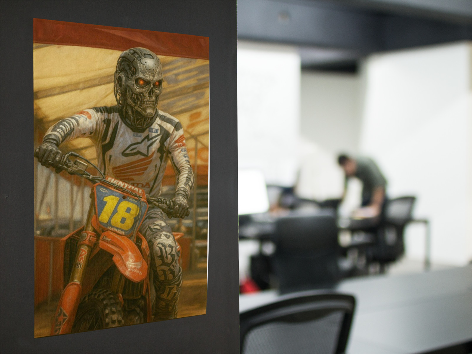 JETT LAWERENCE MOTOCROSS Racing Wall Vinyl Decal Poster (Removable Adhesive)
