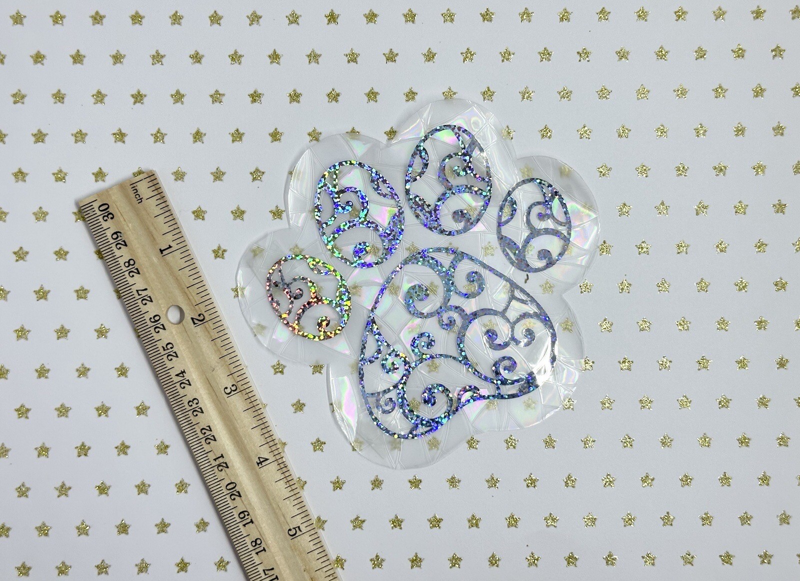 Paw Print Sticker Window Cling Suncatcher Decal Rainbow Maker Prism Reusable