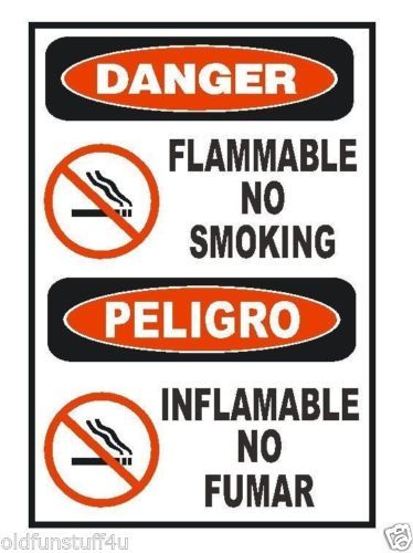 Spanish Bilingual No Smoking Sticker D332