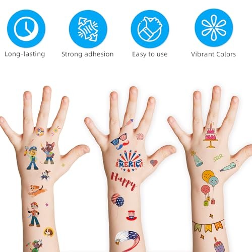 Printable Temporary Tattoo Paper for INKJET Printer, A4 8.5X11 Inch-6 SETS