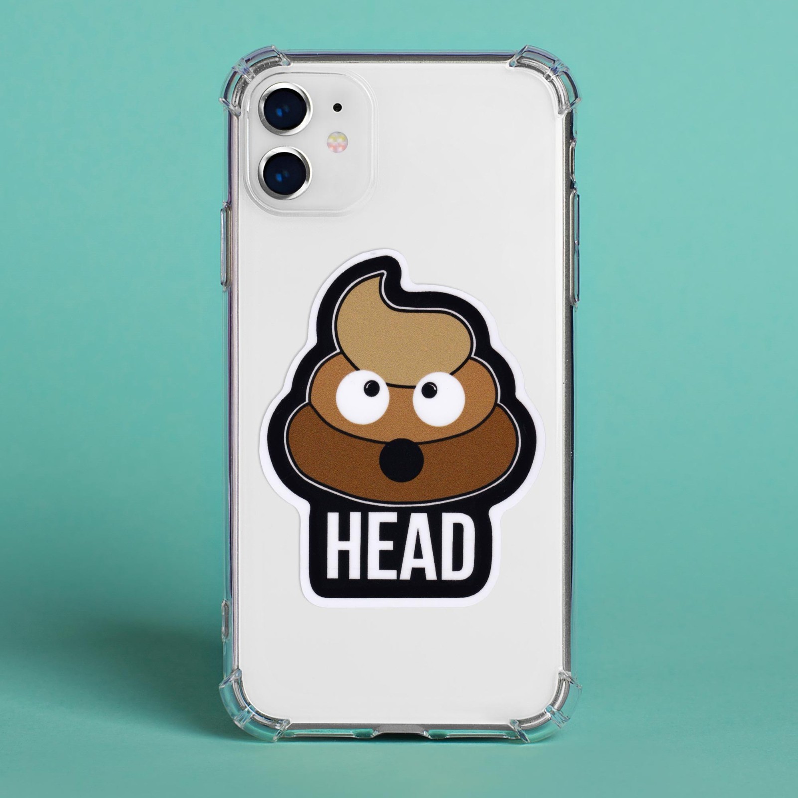 Poop Sticker – Sht Head Sticker – Poo Emoji – Poo Gifts – Fun Novelty Stickers
