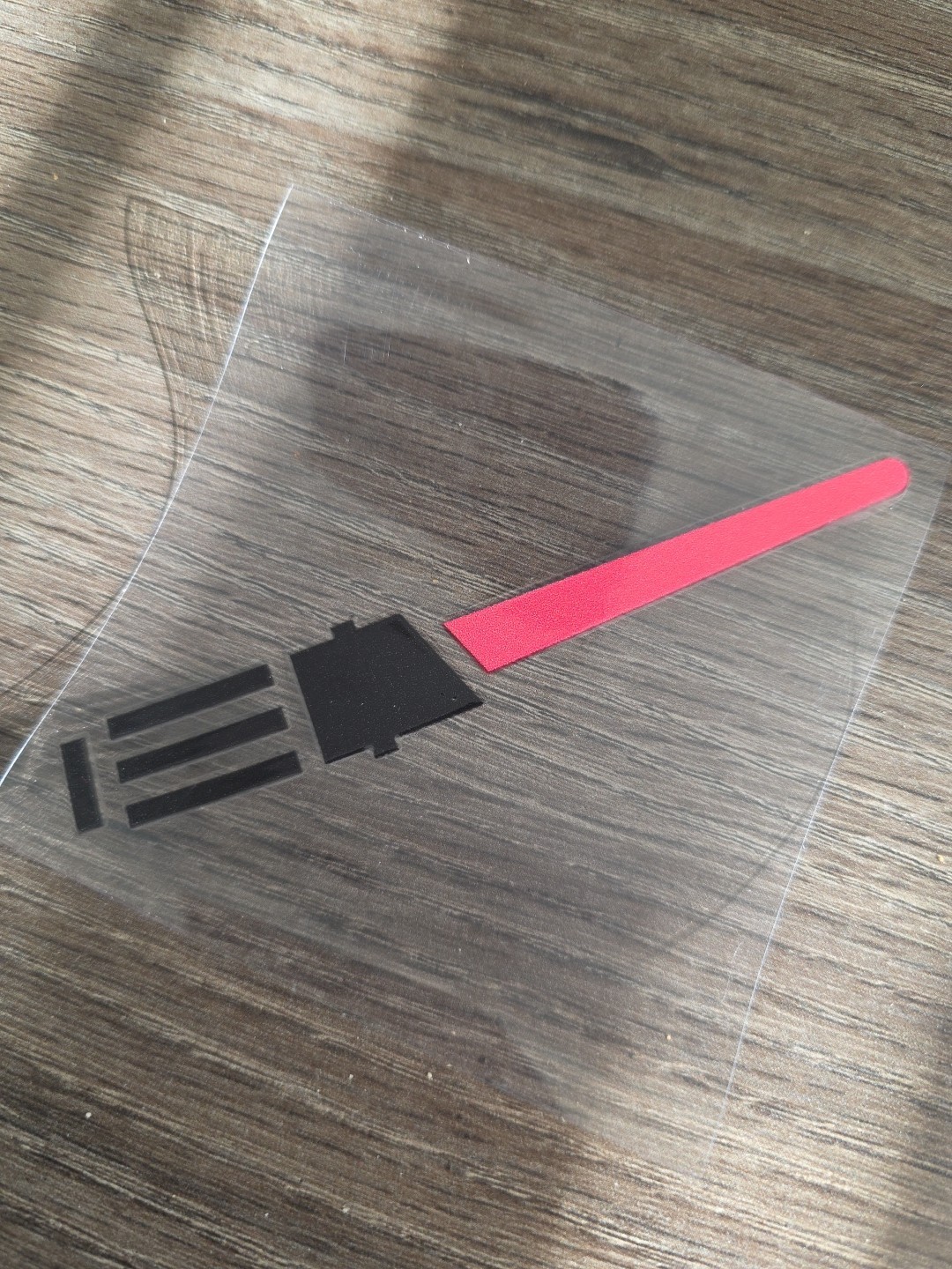 Starwars Lightsaber UV DTF Decal Sticker Waterproof Raised Made In USA