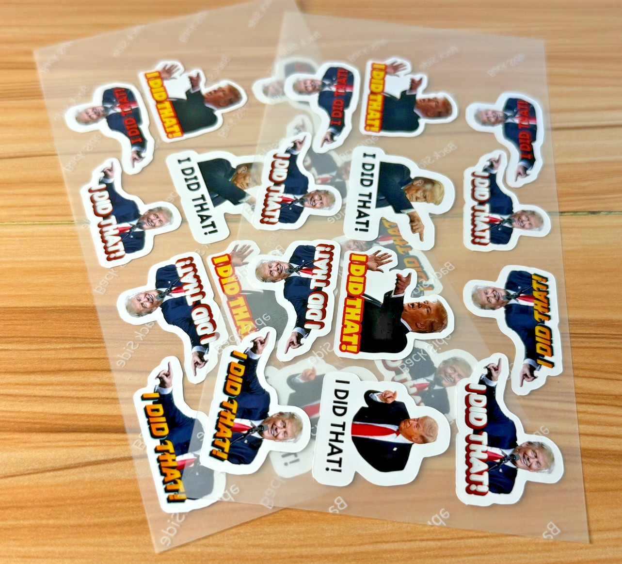 I DID THAT Gas Pump Stickers, 1.5" Mini Assorted Vinyl Waterproof 10-100 pack