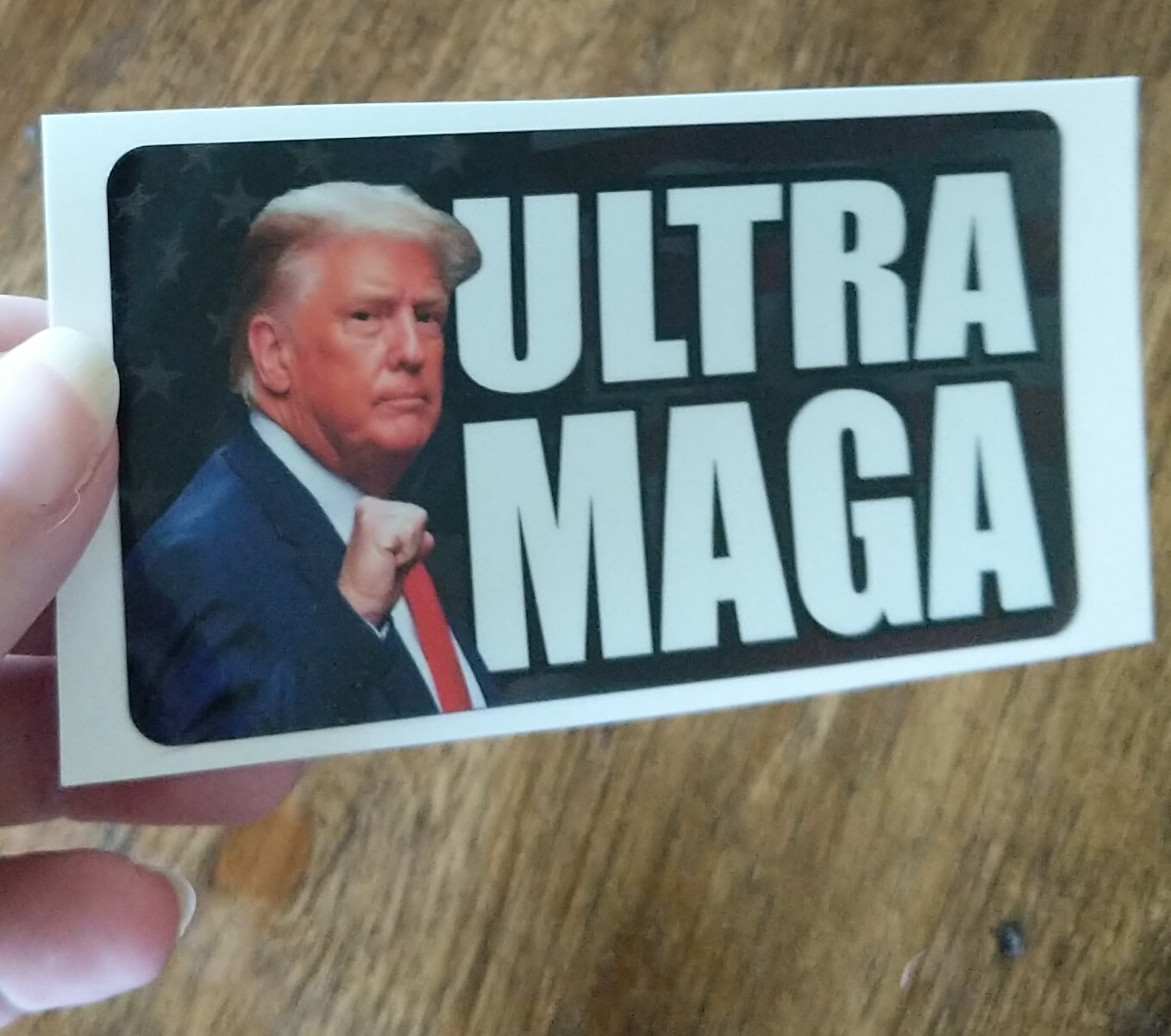 4" Ultra MAGA Decal Vinyl Sticker Trump FJB USA American Flag Anti Biden Brandon