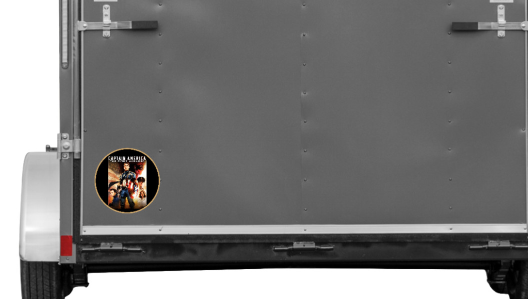 Avengers – Captain America (First) – 4" Vinyl Decal Car Cooler Truck Trailer Bar