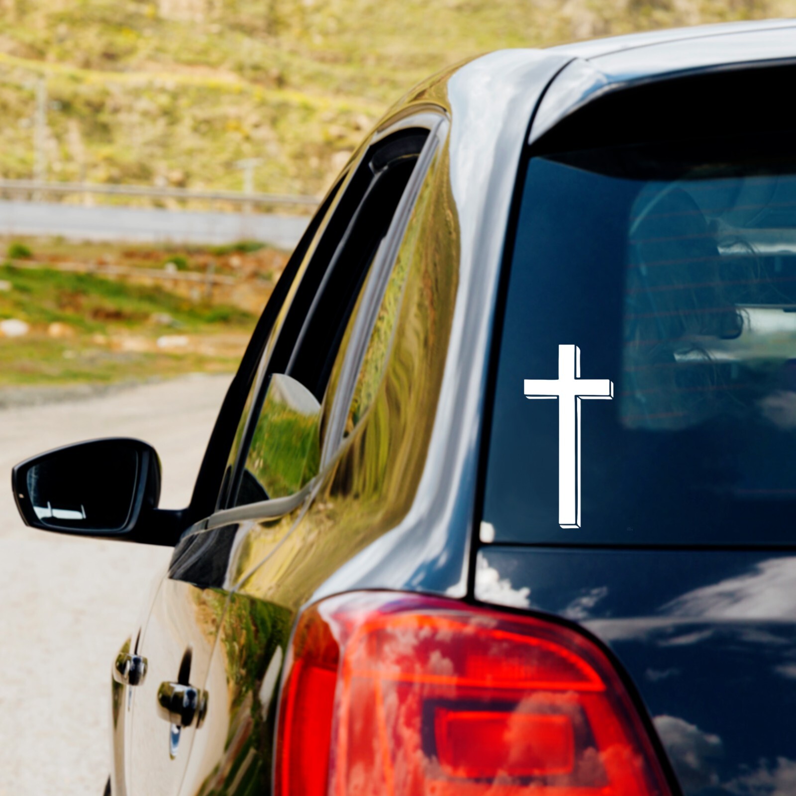 Cross Vinyl Decal Sticker Jesus Decal Religious Decal Choose Color And Size