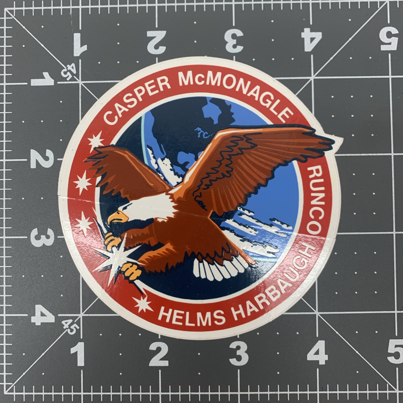 NASA Sticker STS-54 Decal Space Astronauts Shuttle Endeavour Galaxy USA