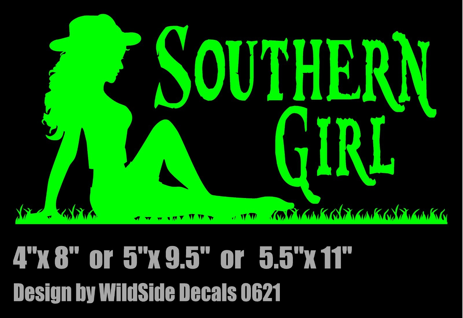 Southern Girl Decal Mud flap vinyl car truck window country sticker