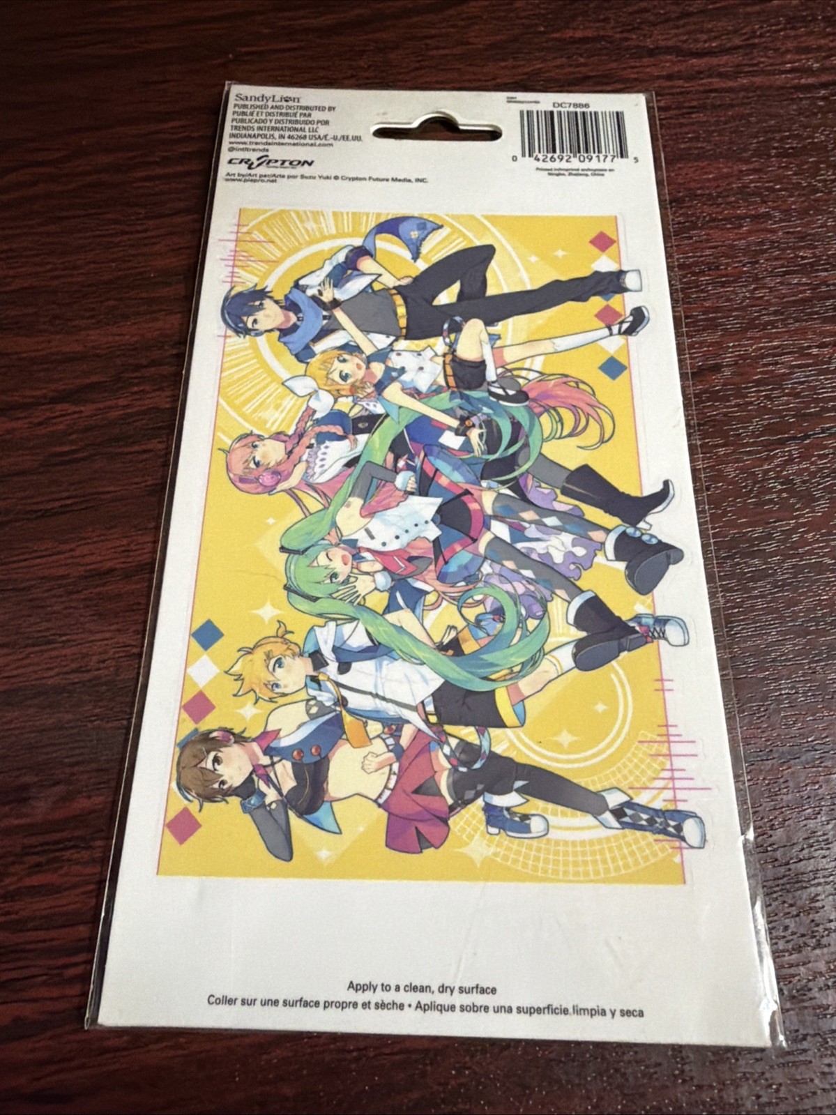 SANDYLION HATSUNE MIKU Decals by Trends International – NEW!