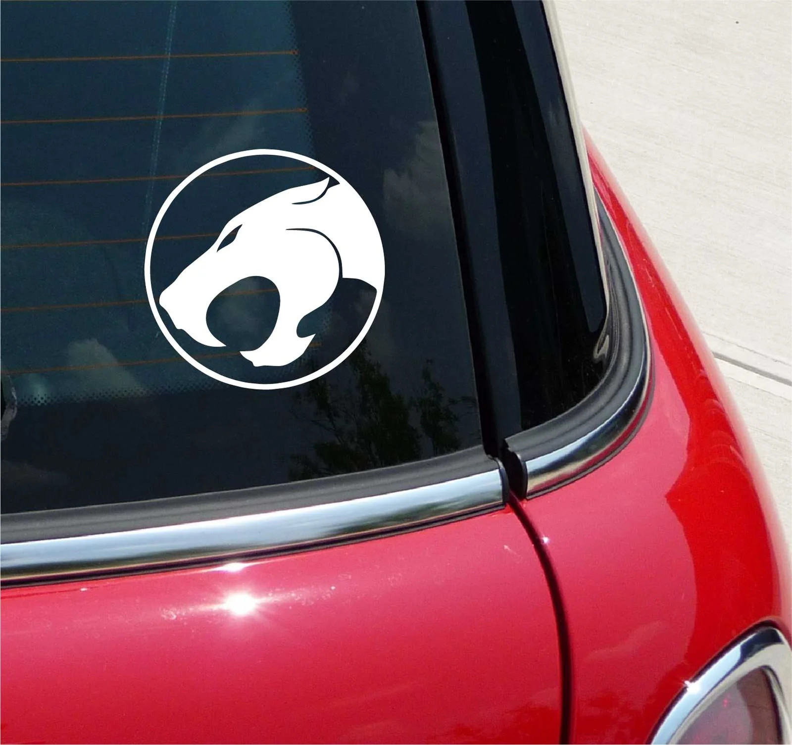THUNDERCATS LOGO VINYL DECAL STICKER FUN THUNDER CATS CARTOON CAR TRUCK WALL