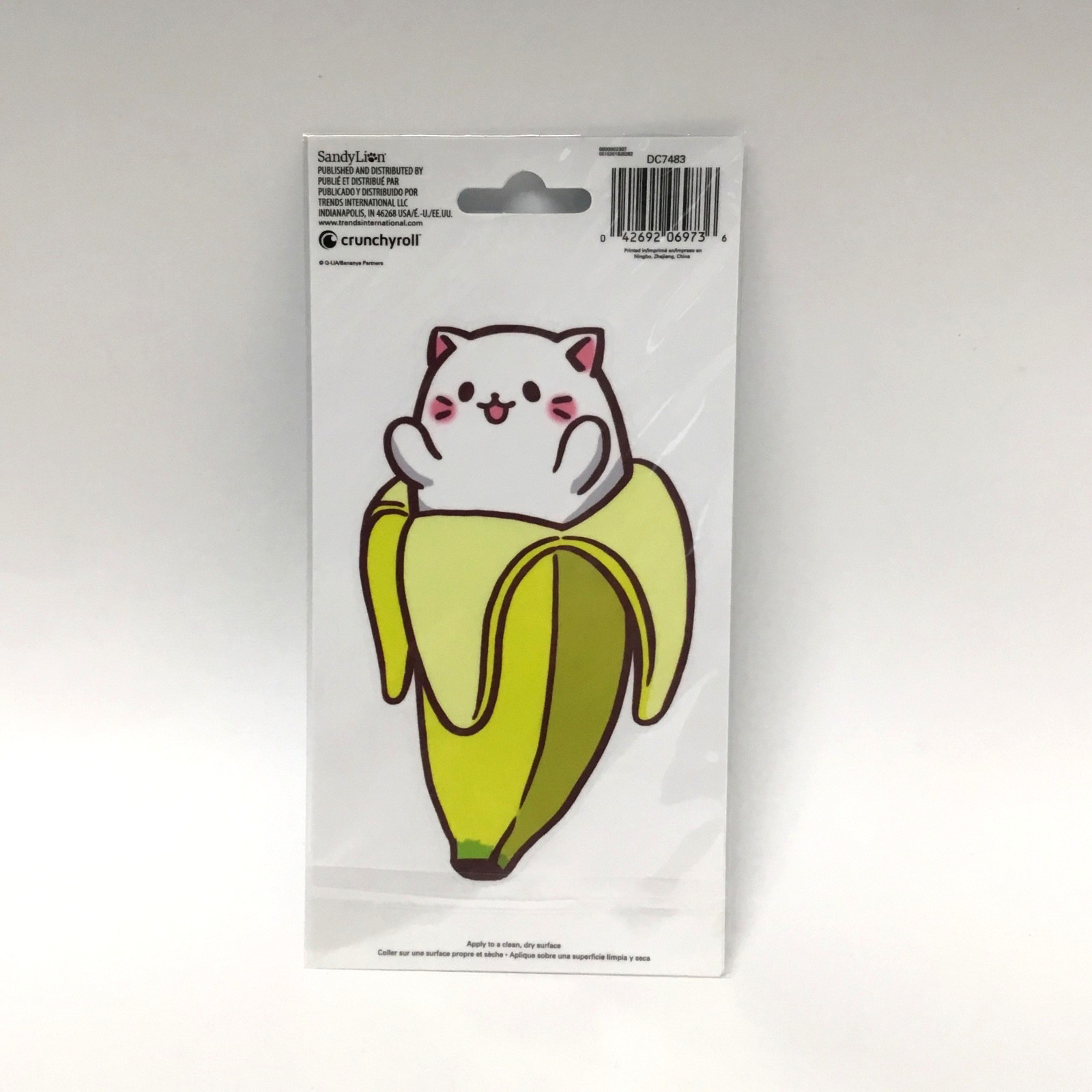Kawaii BANANYA Crunchyroll Decal Sticker Phone Laptop Locker | Banana Cat Trends