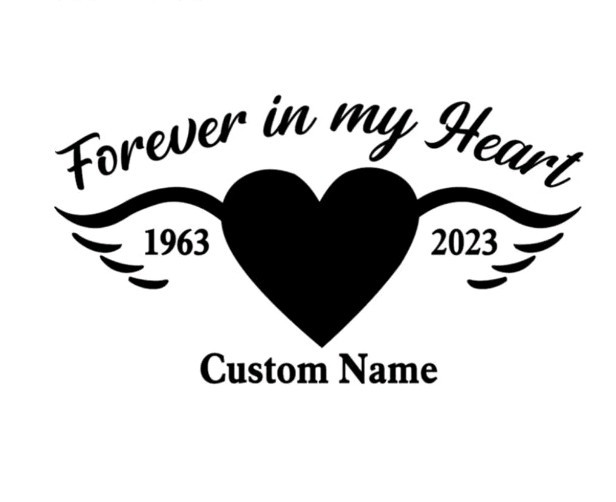 Personalized Heat Transfer Vinyl Iron On Image DIY Shirts Tote Bags