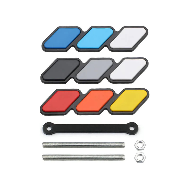 TRD Tri-Color Grille Badge Emblem for Toyota Tacoma / Tundra / 4Runner / Highlan