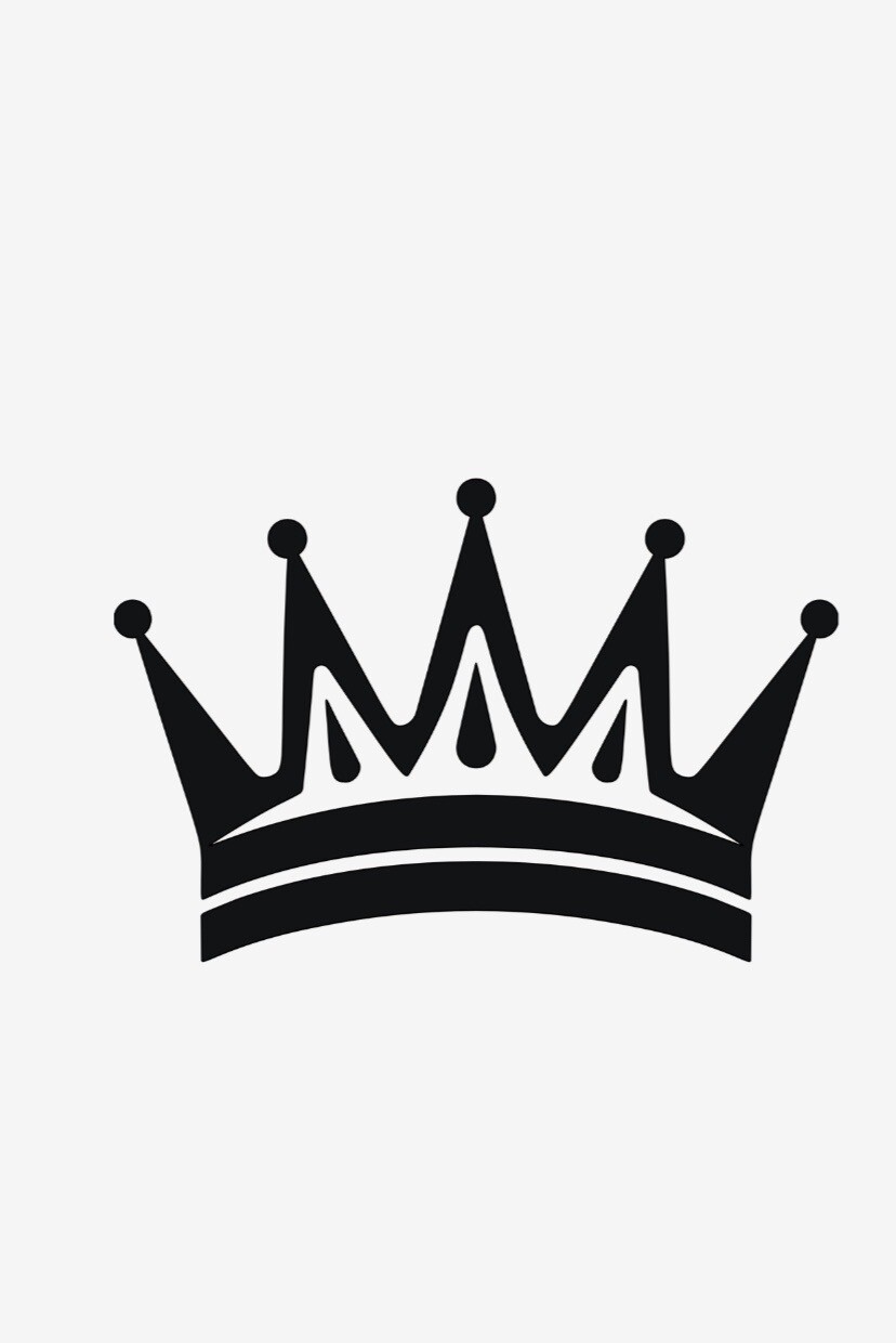 Crown Vinyl Sticker Decal King Queen – Choose Size & Color