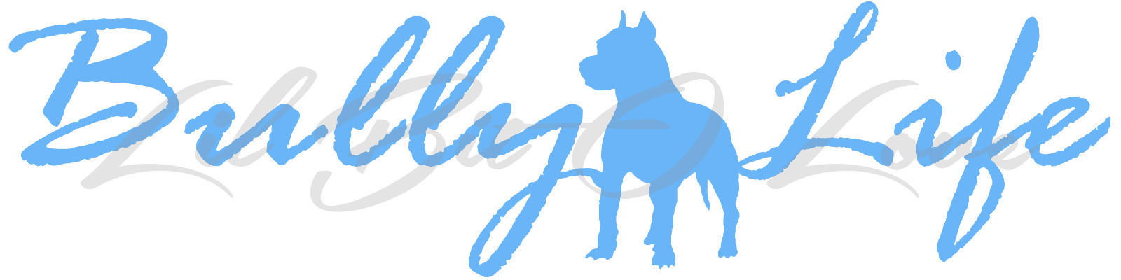BULLY LIFE VINYL DECAL 22.5 X 5.6 AUTO PIT BULL PET DOG STICKER CAR WINDOW
