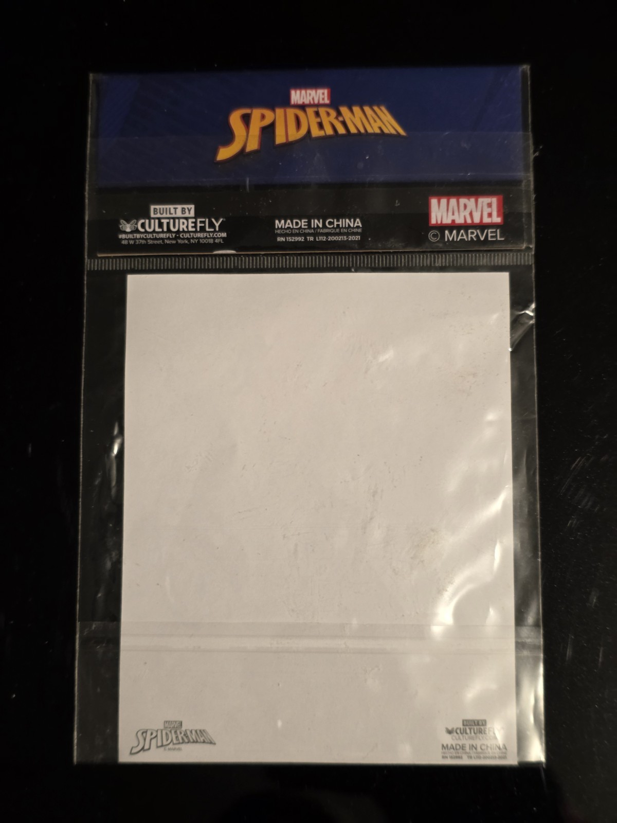 New Spider-Man Jumbo Spider Logo Sticker Red