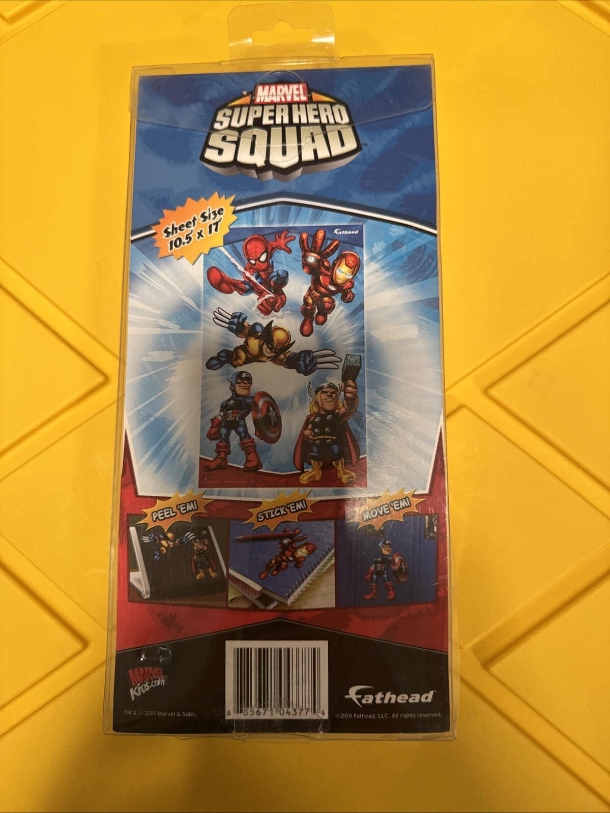 Fathead Super Hero Squad Peel and Stick Decals new Marvel Thor Spiderman Sticker