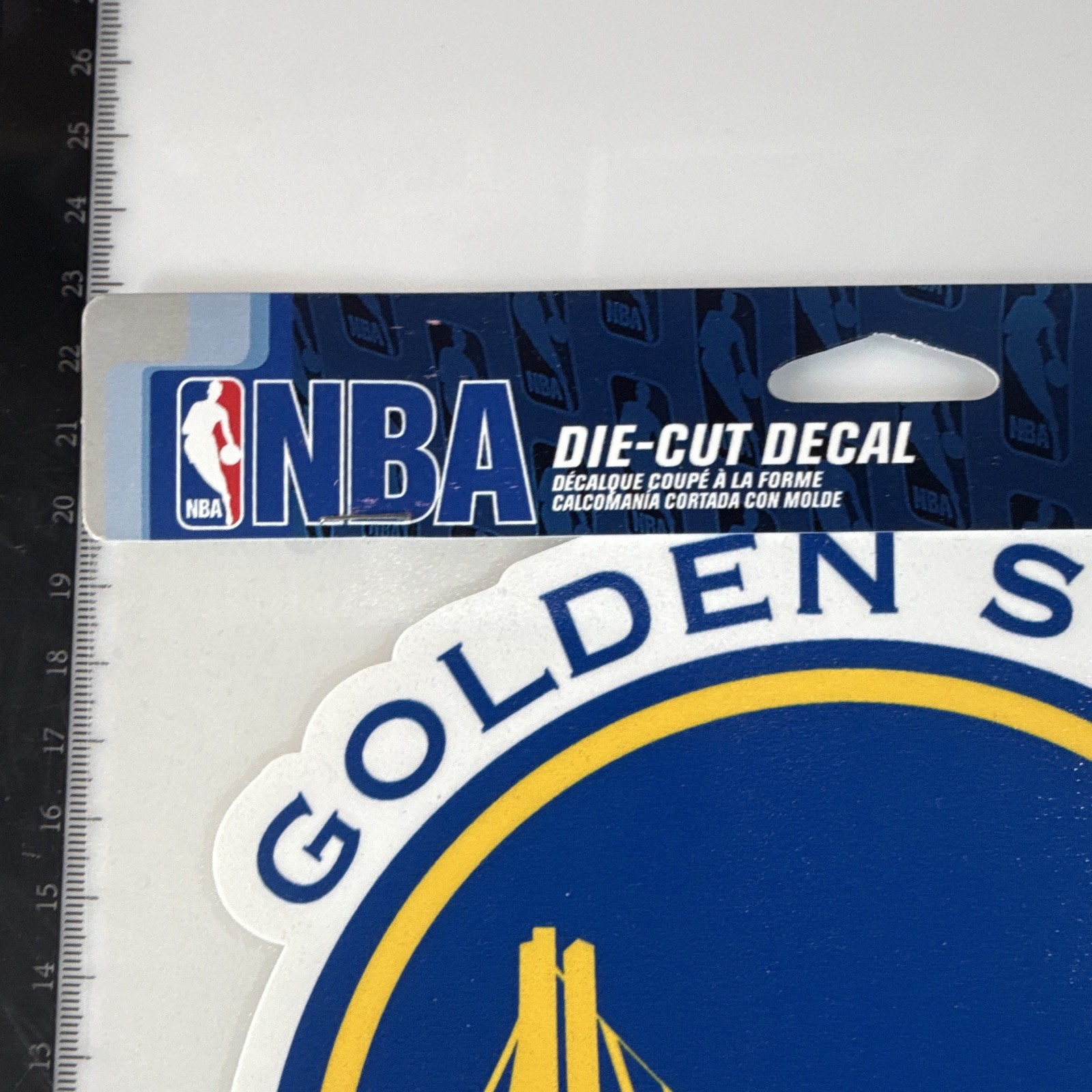 NBA Golden State Warriors Logo Full Color Die-Cut Vinyl Decal Sticker 8×8