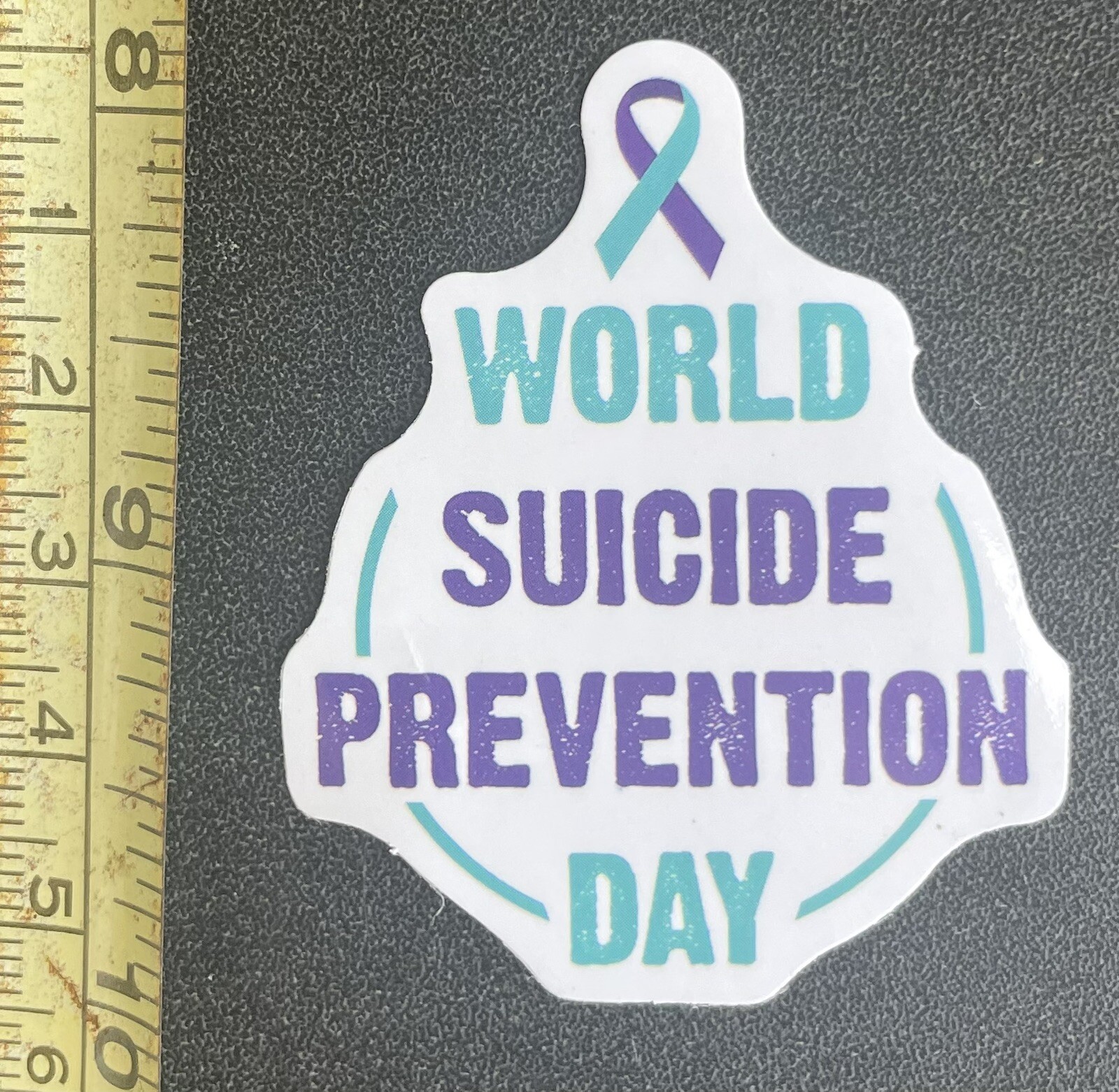 20 Suicide Prevention Awareness Stickers Purple Teal As Shown