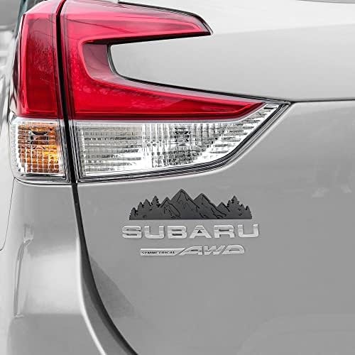 Zhizhong 7 Inch Snow Mountain Tree Emblem, Trunk Tailgate Mountains Graphic B…