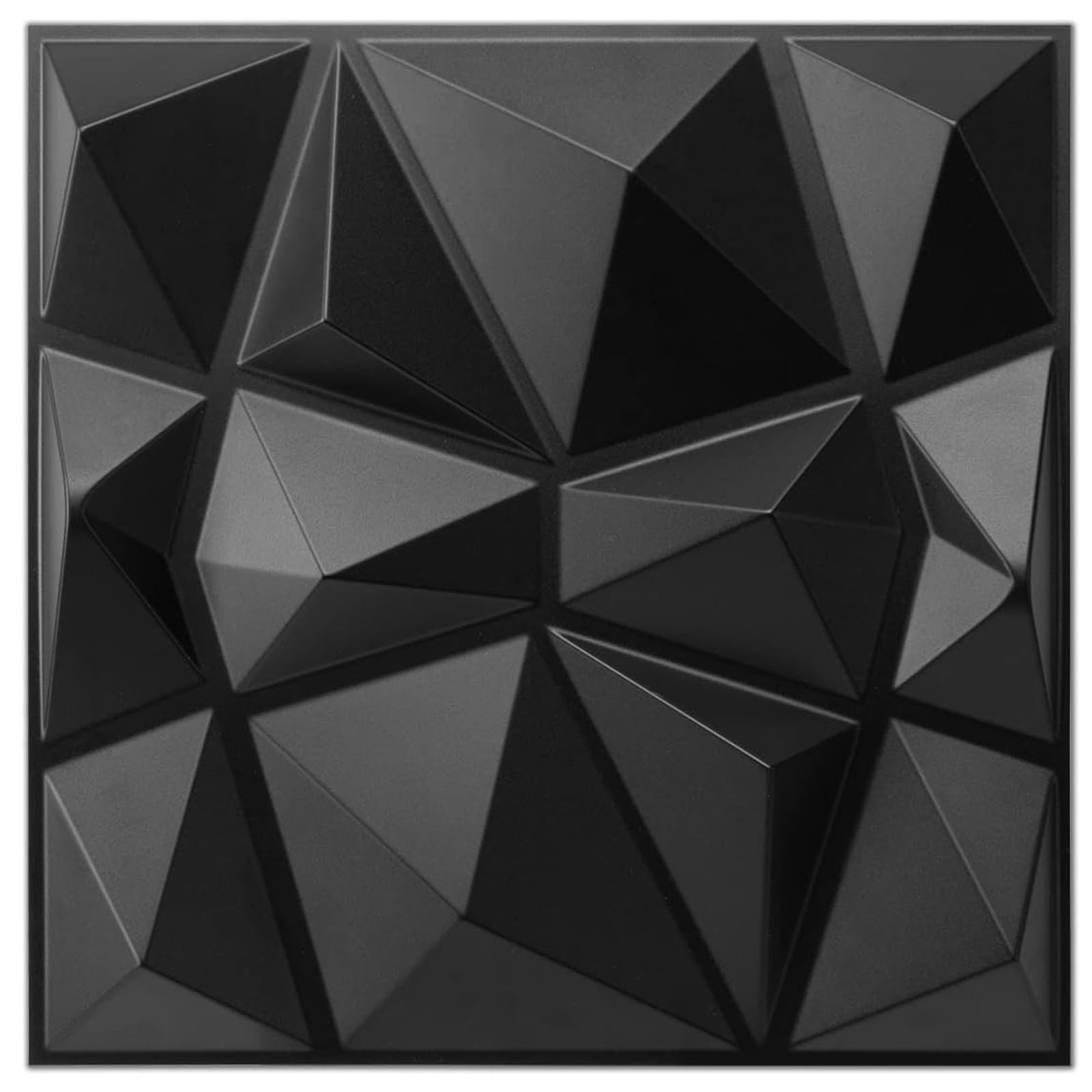 10 Tiles 3D Wall Panels 12×12 PVC Textured Accent Wall Diamond Design Wall Decor