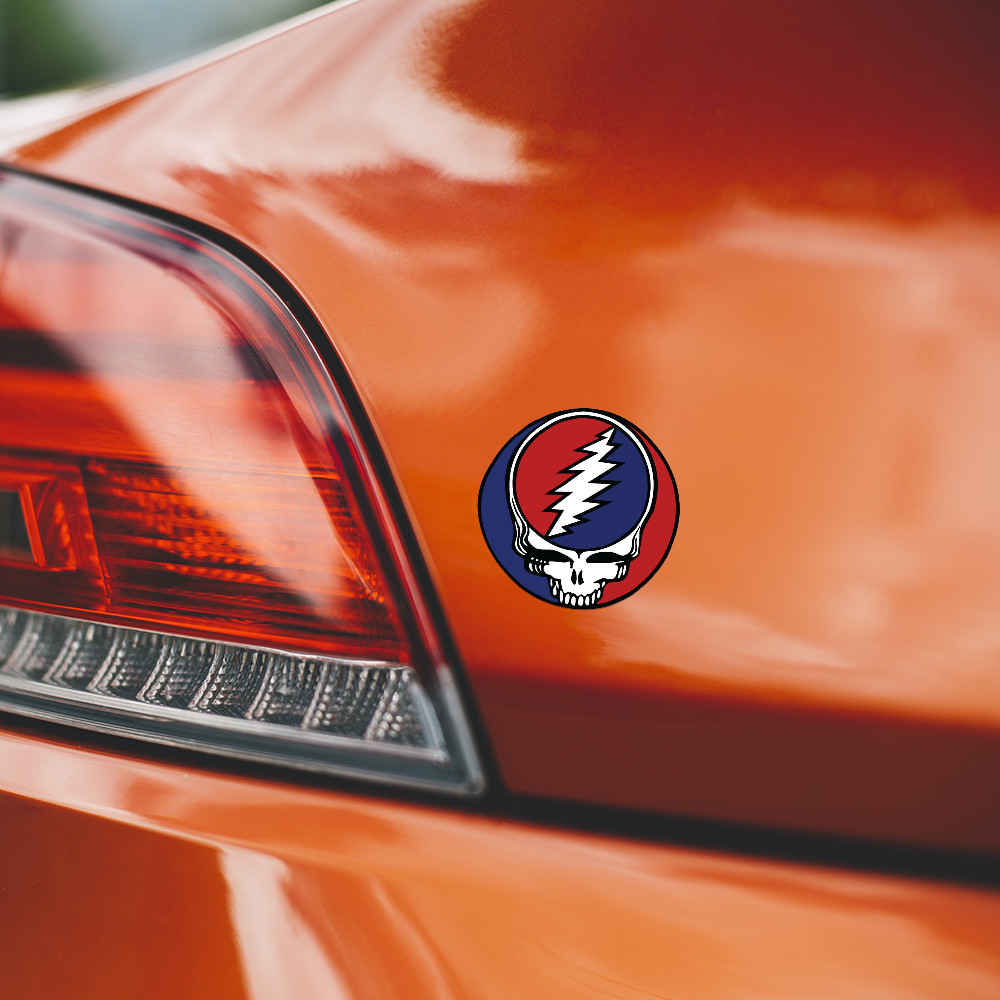 Grateful Dead Sticker Steal Your Face Vinyl Decal Rock Band Stealie Laptop Car