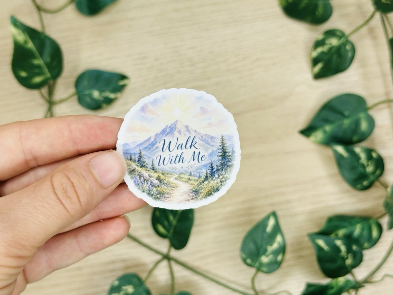 Walk With Me Moses 6:34 2026 Youth Theme Waterproof Waterbottle Sticker! ❤️