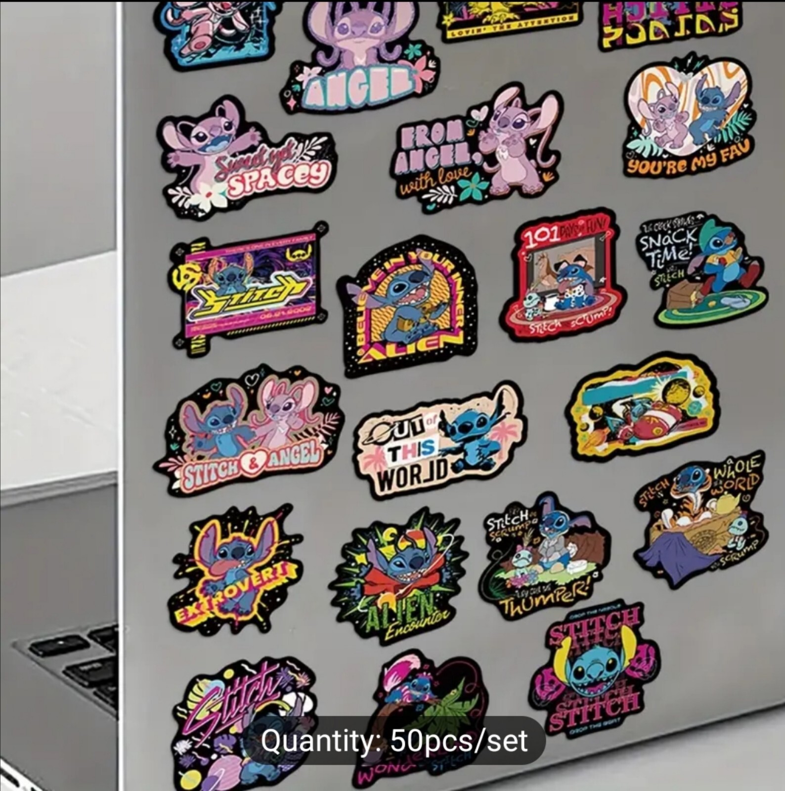 10 PCS Disney Lilo And Stitch Angel Scrump Mix 2 Stickers BRAND NEW