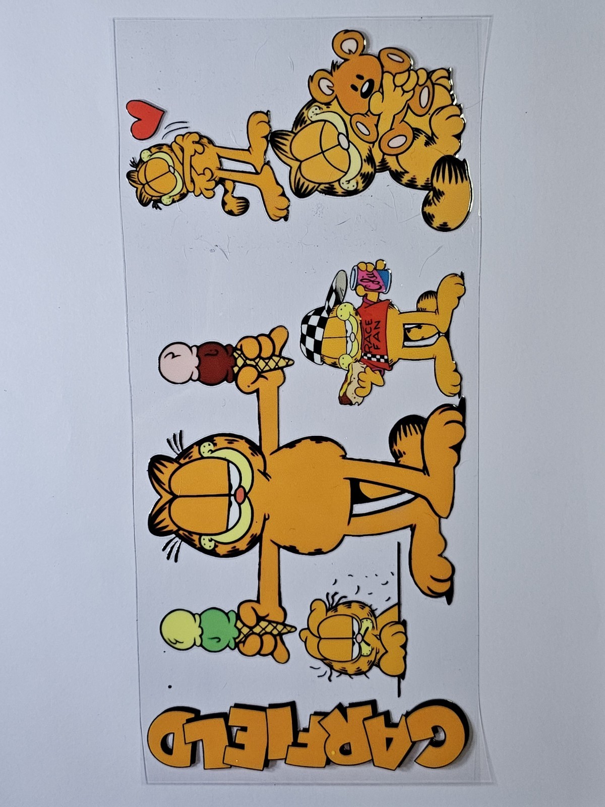 Garfield UV DTF Transfer Sticker Wrap Tumbler UVDTF BUY 10+ GET COMBINED SHIP