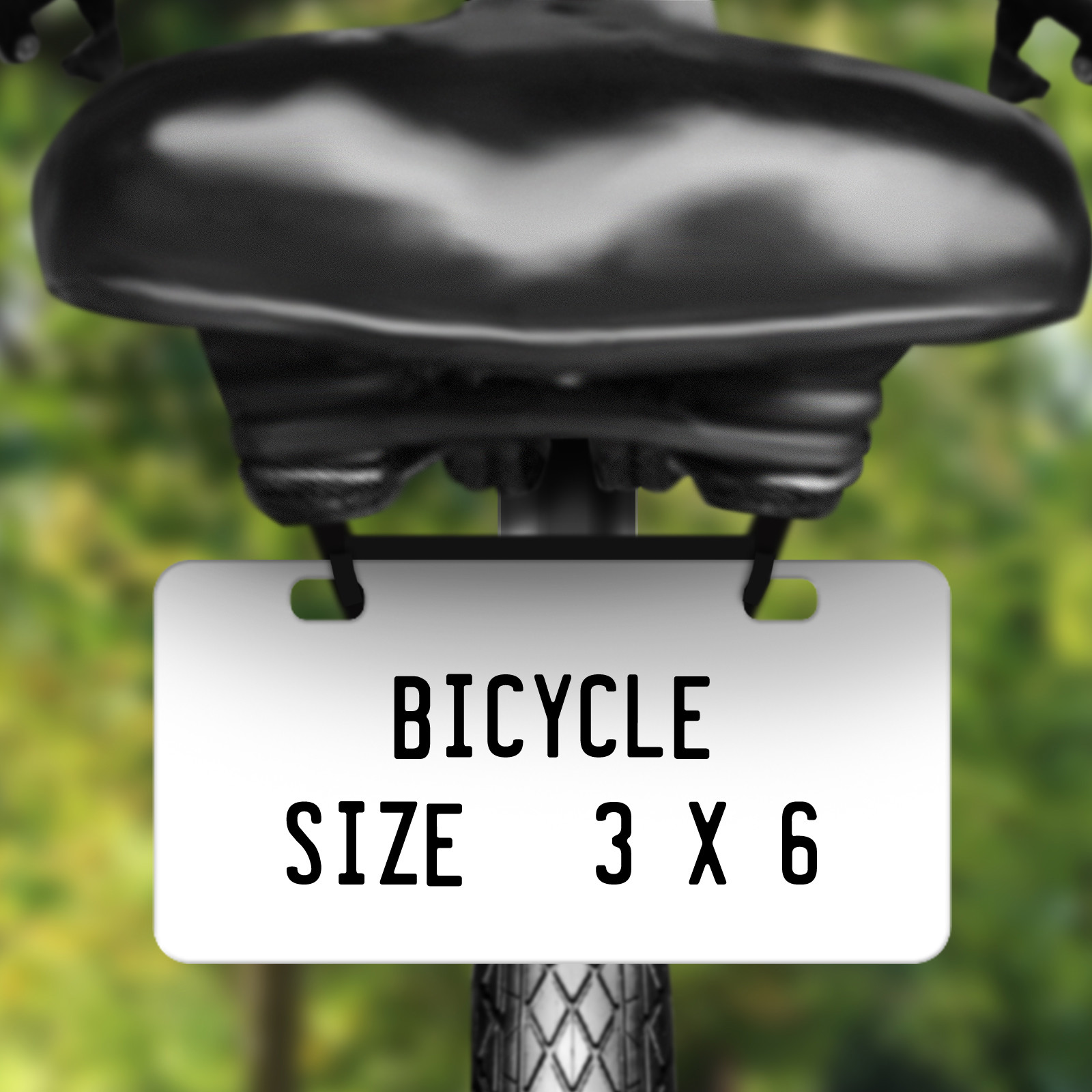 Wolf Blue Eye Animal Artwork Customized License Plate For Car ATV Moped Bike