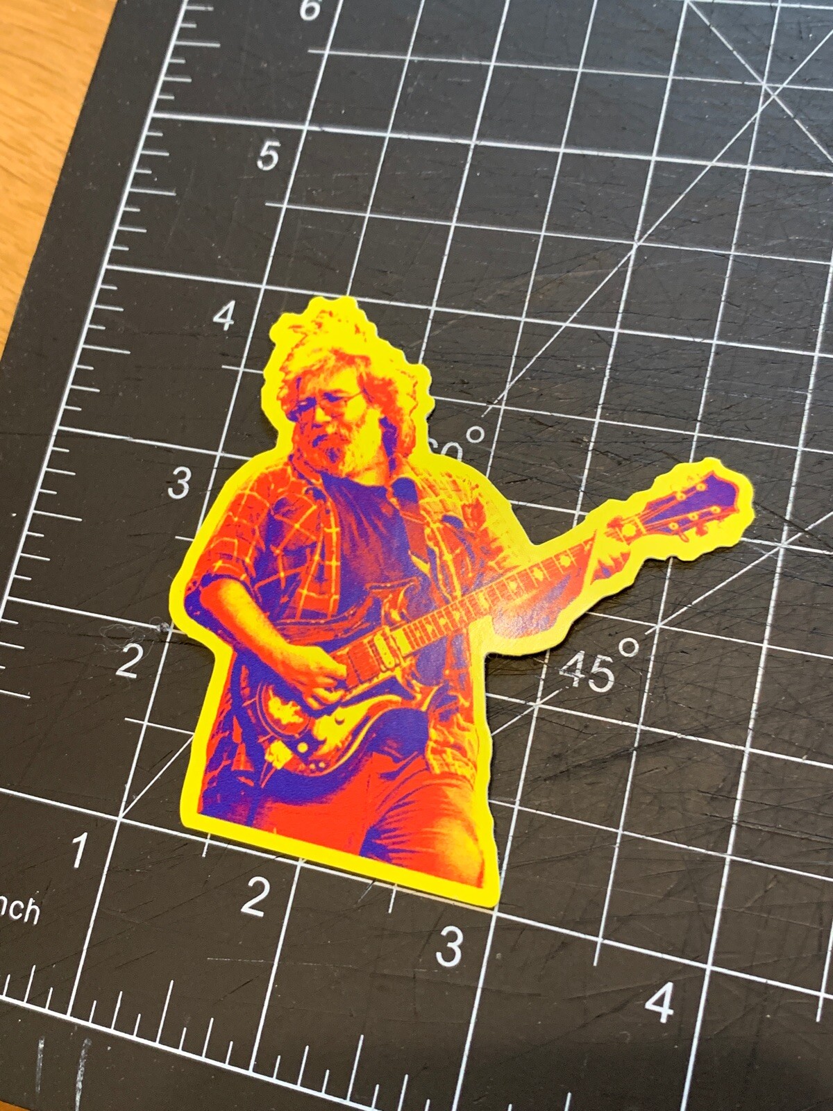 Grateful Dead Jerry Garcia Psychedelic Premium Quality Vinyl Sticker 3in