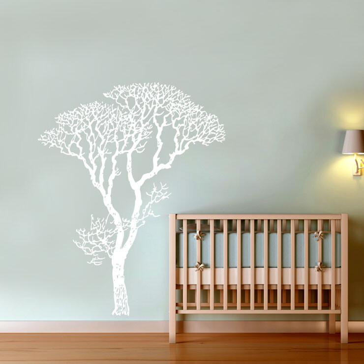 Bare Tree Wall Decal for Bedroom, Bathroom, Living Room, Nursery. #240