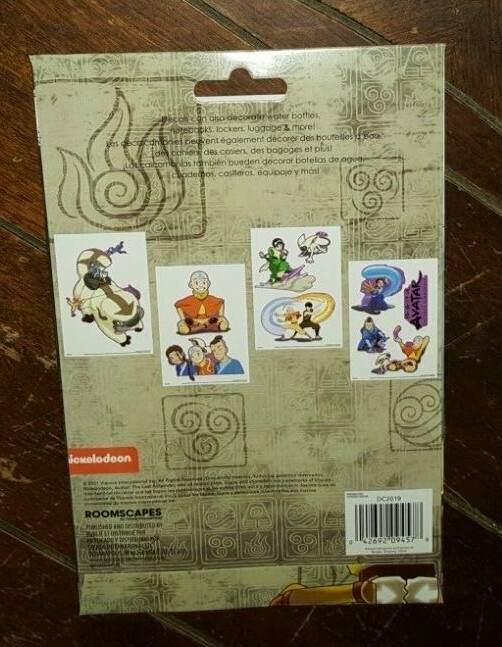 Roomscapes Avatar The Last Airbender 10 Foiled Decals -4 Sheets- For Devices!