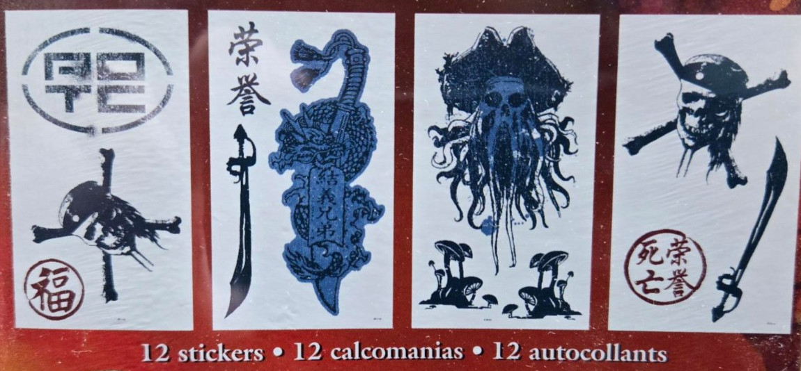 Pirates of the Caribbean Wall Stickers Kid Bedroom Wall Decor GAPP1817 Removable