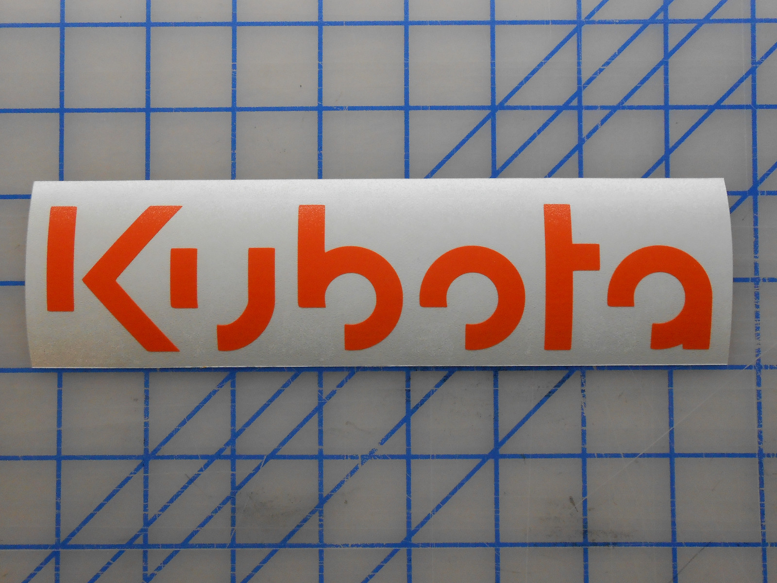 Kubota Sticker 3.5" 5.5" 7.5" 11" Tractor Mower Blade Filter Belt B L BX T GR Z