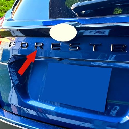 Rear Trunk Letter Emblem Decal Sticker for 2025-2026 Forester (Black) | BLACK
