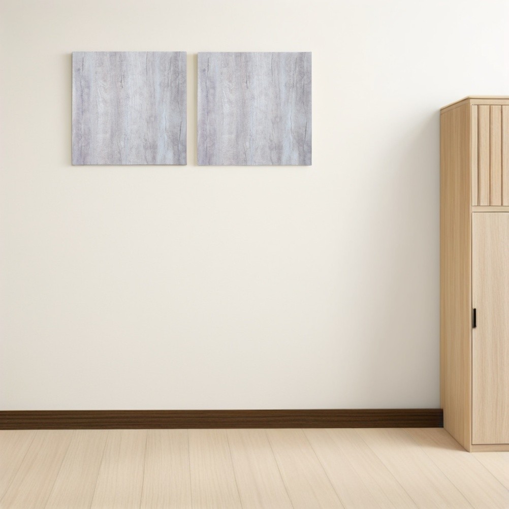 10pcs Peel and Stick Wood Grain Wall Sticker – 12×12 Inch Square Tile Decals