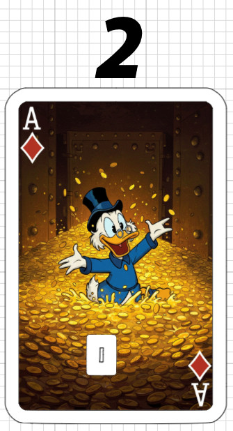 Scrooge Credit Debit ATM Card Skin Sticker Disney Duck Tales Gold Money Coin USA