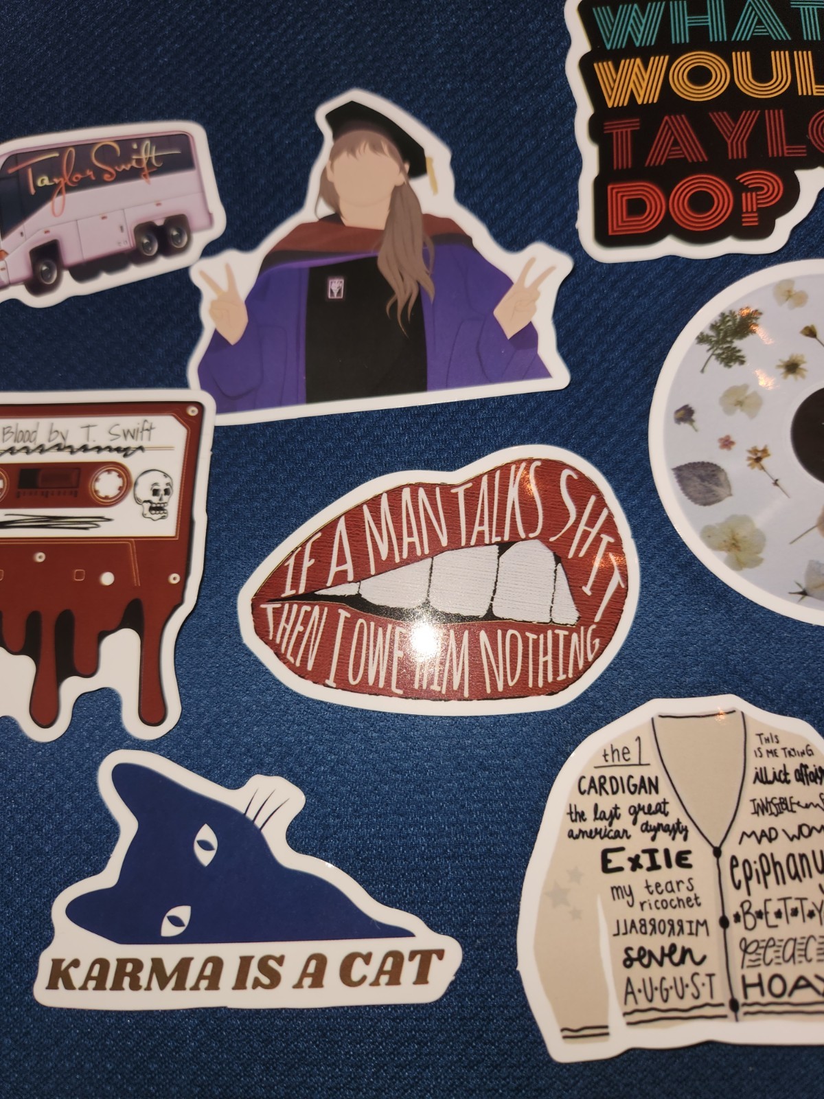 16 Taylor Swift Albu Stickers, Swiftie Stickers, Laptop Stickers, Swiftie Decals