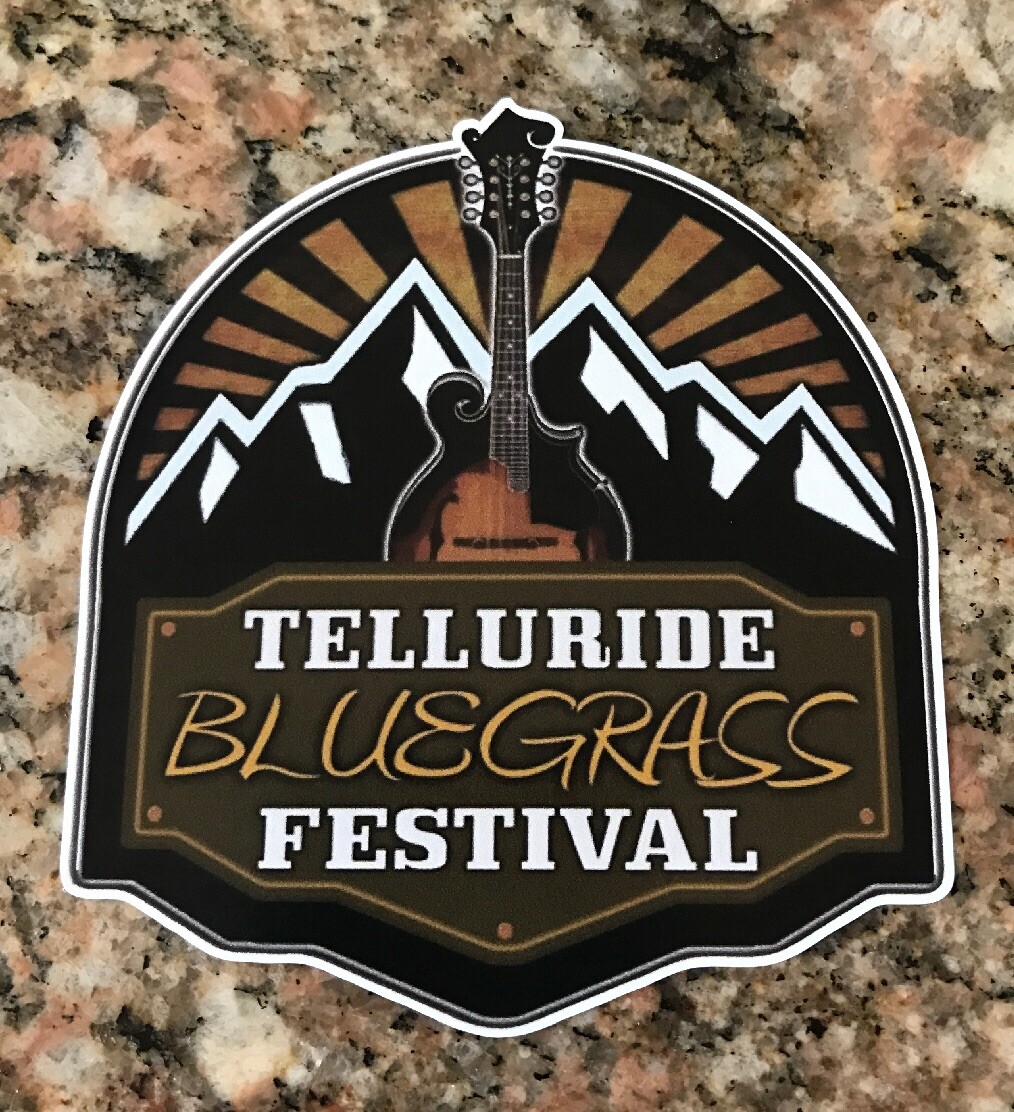 Telluride Bluegrass Festival Sticker – Music Festival Colorado Country Jam Fest