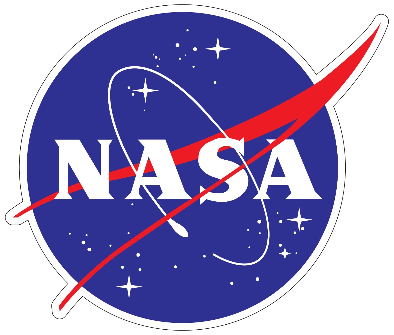 NASA Logo Indoor Wall Vinyl Decal Sticker 5" – 52"