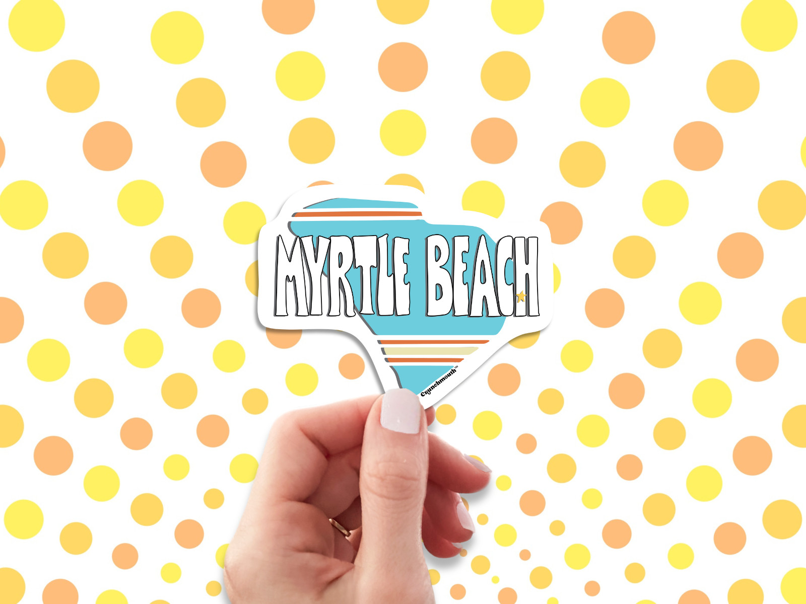 Myrtle Beach | South Carolina SC | Laptop Decal | VARIATIONS AVAILABLE