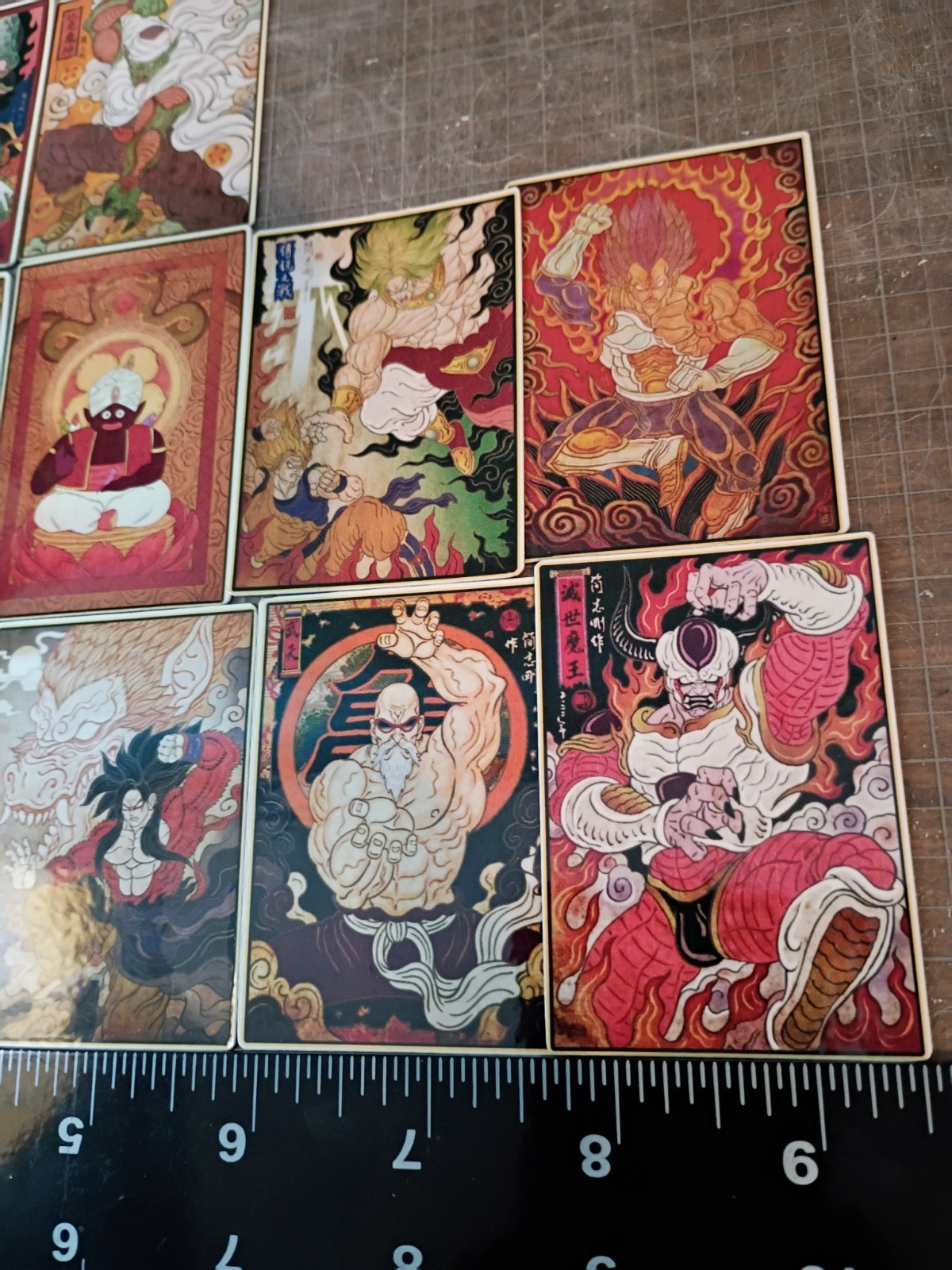 DBZ Japanese Art Portrait Style Vinyl Decal Stickers
